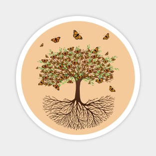Tree of life butterfly version Magnet